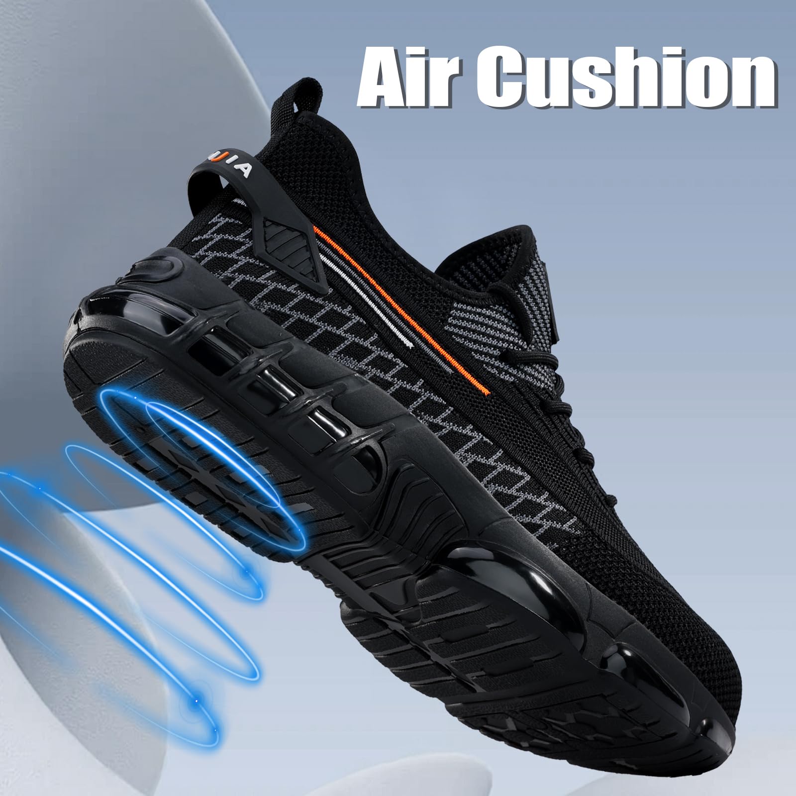 **Lightweight Steel Toe Work Shoes for Men & Women - Construction, Industrial Safety Sneakers with Comfort - Perfect for Warehouse, Factory & Outdoor Jobs**