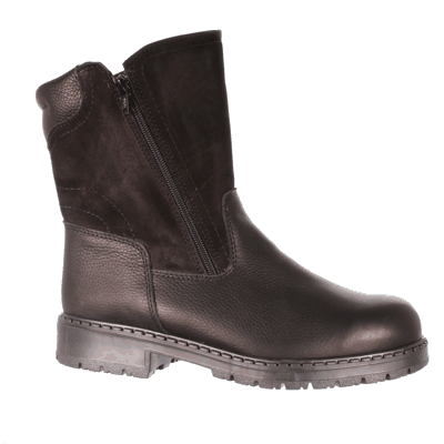 Men's Max Leather Commuter Boot - Waterproof & Comfortable Work Boots for Men | Slip Resistant Outdoor Hiking & Construction Shoes | Perfect for Winter, Motorcycle Riding & Daily Wear