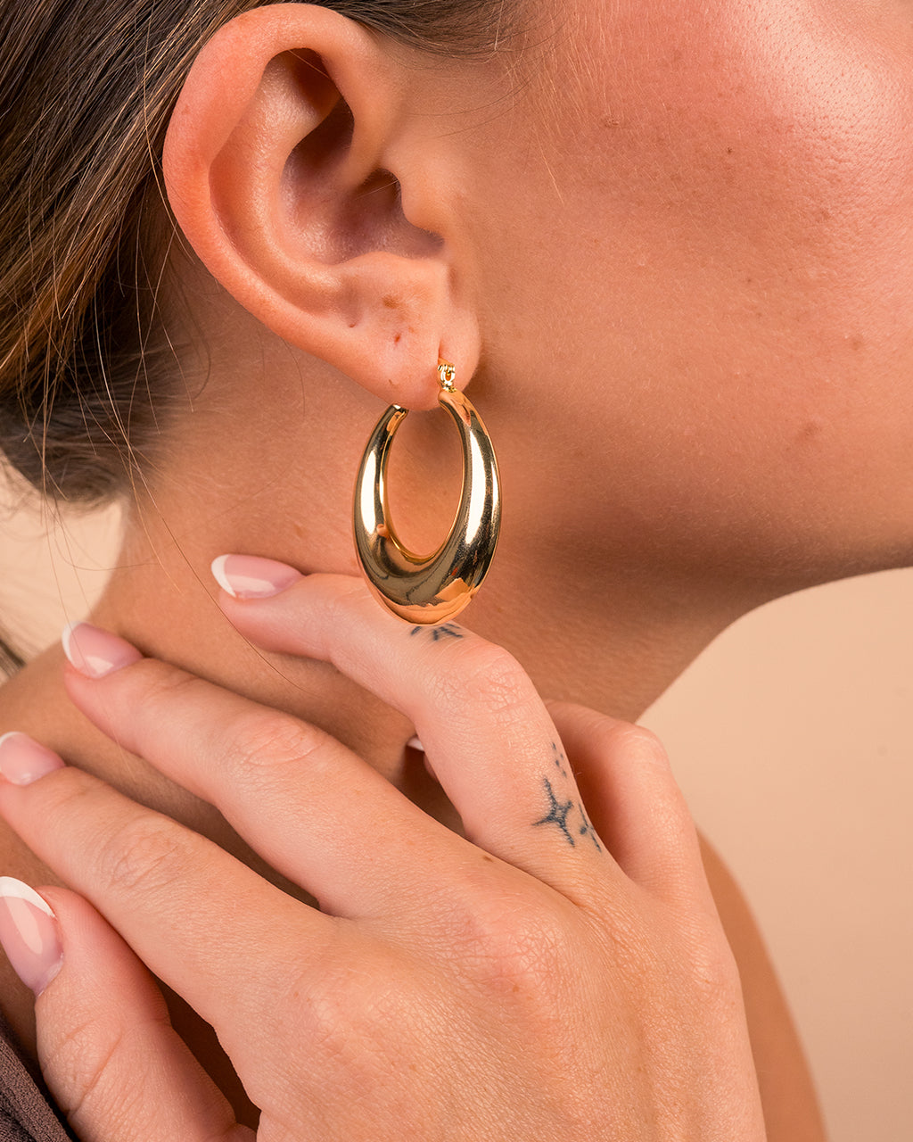 Quinn Tube Hoop Earrings - Sterling Silver Minimalist Dangle Earrings for Women | Perfect for Everyday Wear, Office & Date Night