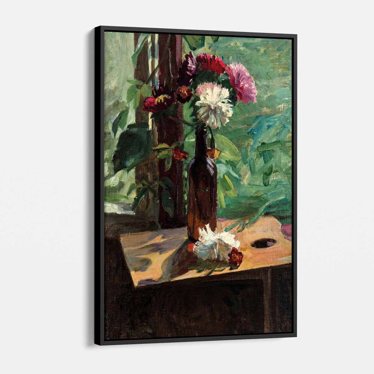 Vibrant Multi-Color Floral Canvas Wall Art - Modern Home Decor for Living Room, Bedroom & Office (Style 9038)