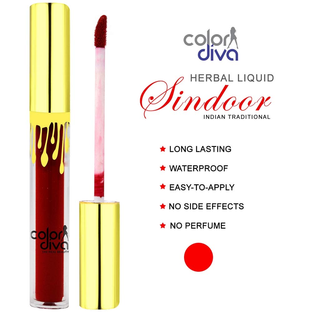 Waterproof Eyeliner, Mascara, Sindoor & Liquid Lipstick Set - 4 Piece Long Lasting Makeup Kit (6ml Each) | Perfect for Parties, Weddings & Daily Wear