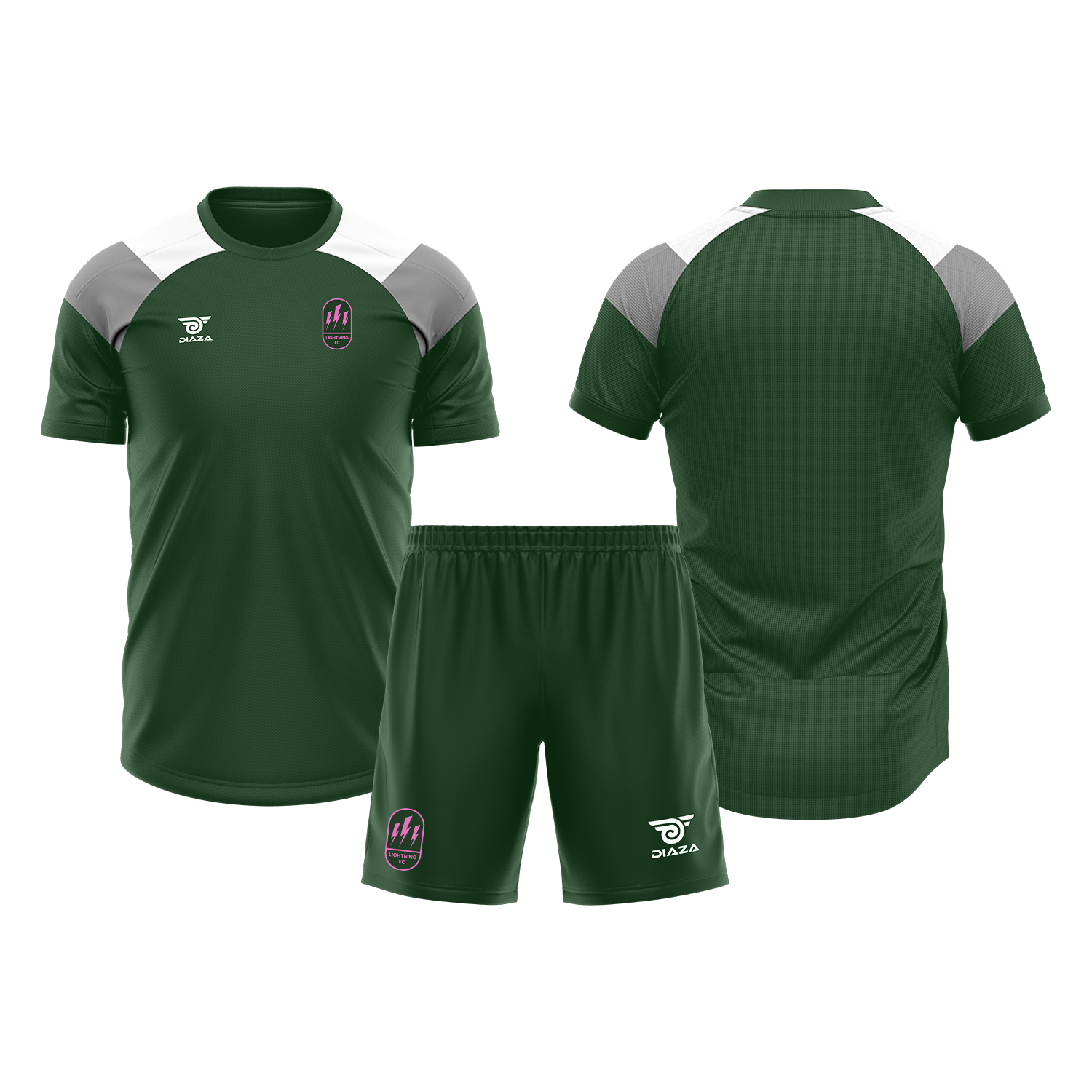 Lightning FC Tri Tone Soccer Training Kit - Durable Football Jersey for Men & Women - Perfect for Practice, Games & Team Sports