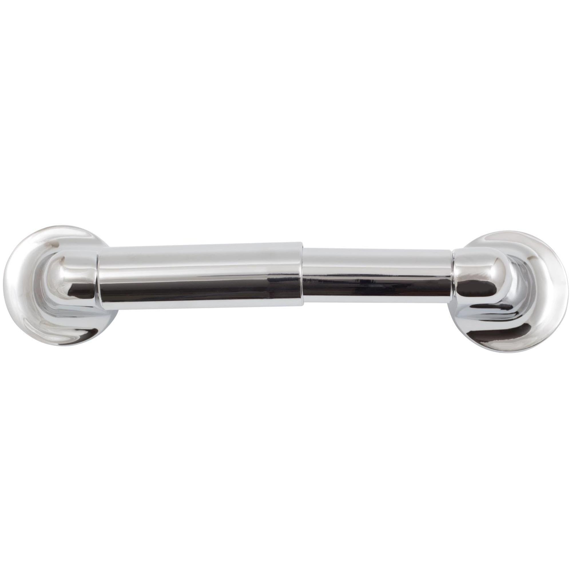 Premium Polished Chrome Paper Holder by Stone Harbor Hardware - Elegant Bathroom & Office Organizer for Toilet Paper, Napkins & Towels
