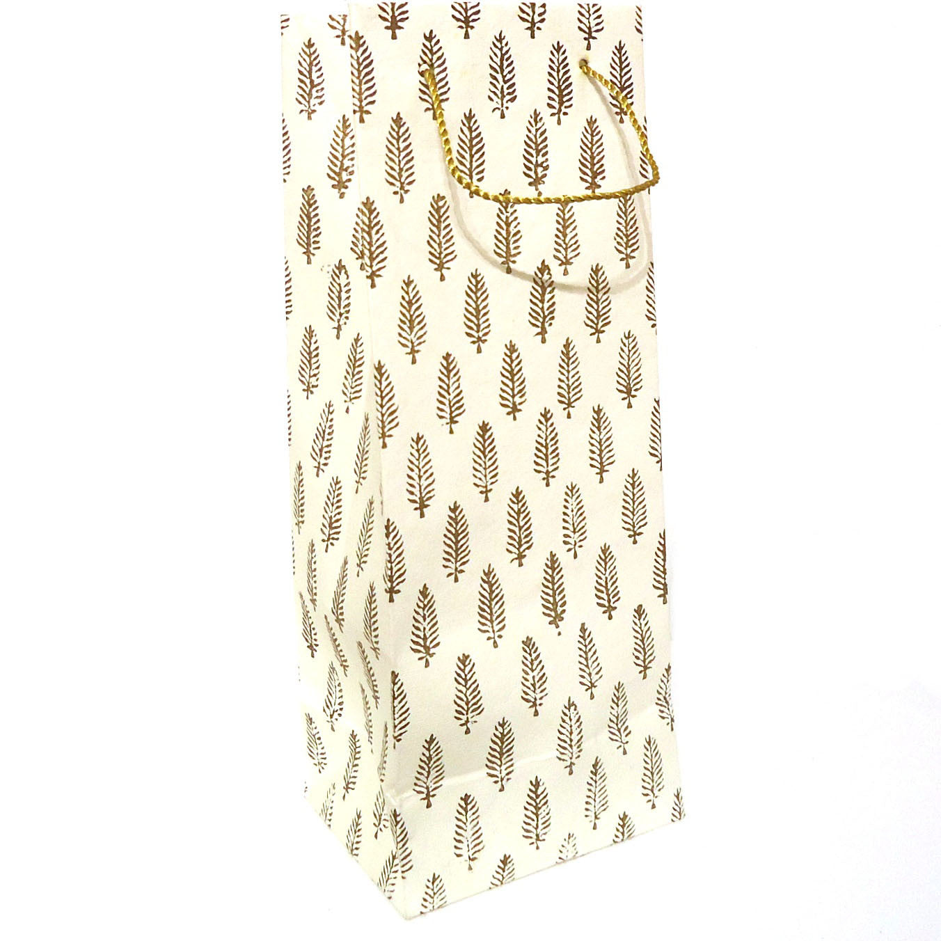 Handmade Decorative Paper Wine Bottle Bags - Eco-Friendly Gift Packaging for Weddings, Parties & Special Occasions