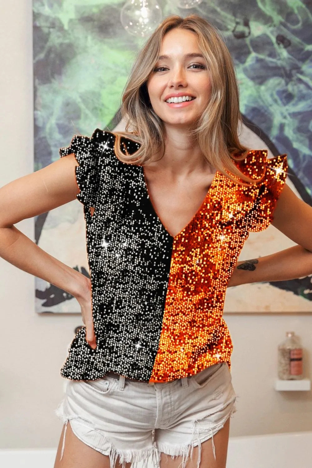 BLACK/ORANGE