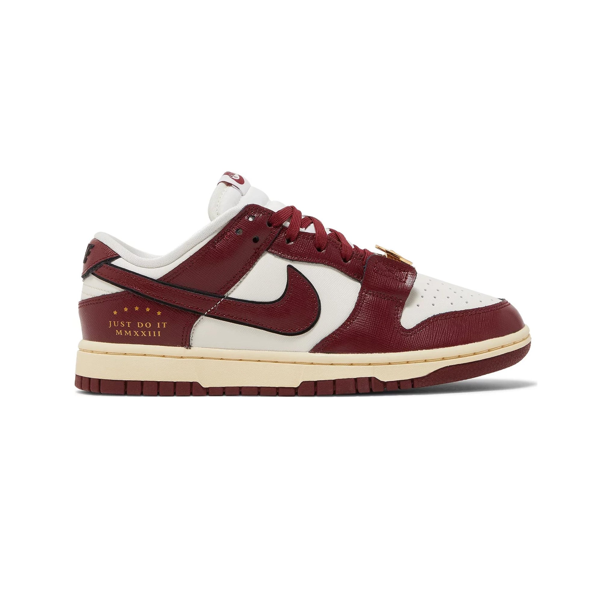 Nike Dunk Low SE 'Just Do It Sail Team Red' Women's Sneakers (2023) - Stylish Casual Shoes for Women, Perfect for Everyday Wear, Street Fashion & Gym Workouts