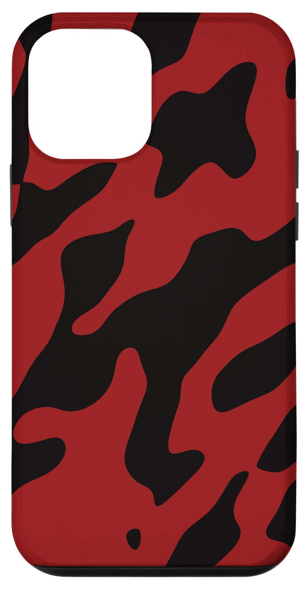 iPhone 12 Mini Red Camo Protective Case - Shockproof & Slim Design for iPhone 12 Mini (2020) - Perfect for Outdoor Adventures, Travel & Daily Use