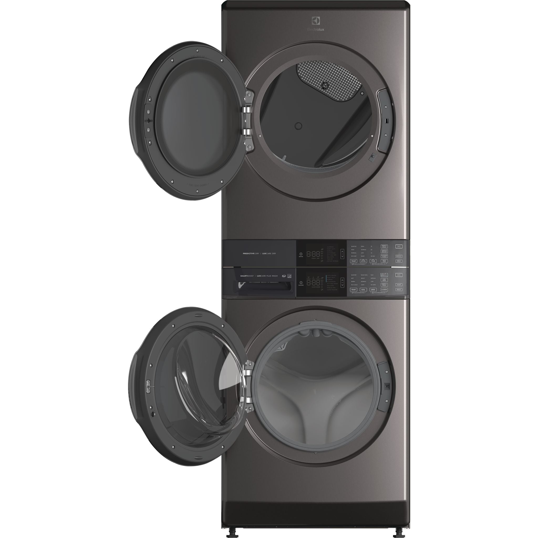 Electrolux ELTE760CAT Titanium Laundry Tower - Stackable Washer & Dryer Combo for Small Spaces | Perfect for Apartments, Condos, and Tight Laundry Rooms