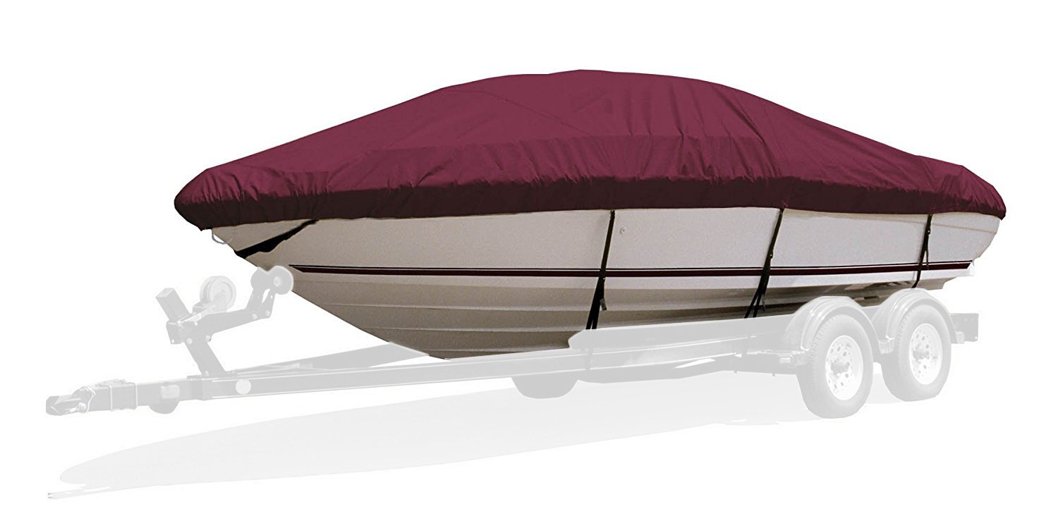 Universal Basic Fishing Boat Cover - Waterproof UV Protection for Small Boats Without Motor - Ideal for Outdoor Storage & Travel