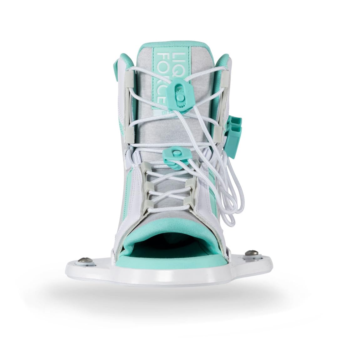 Liquid Force 2025 Women's Plush Wakeboard Bindings - Comfortable & Secure Wakeboarding Boots for Women | Perfect for Water Sports & Boat Riding