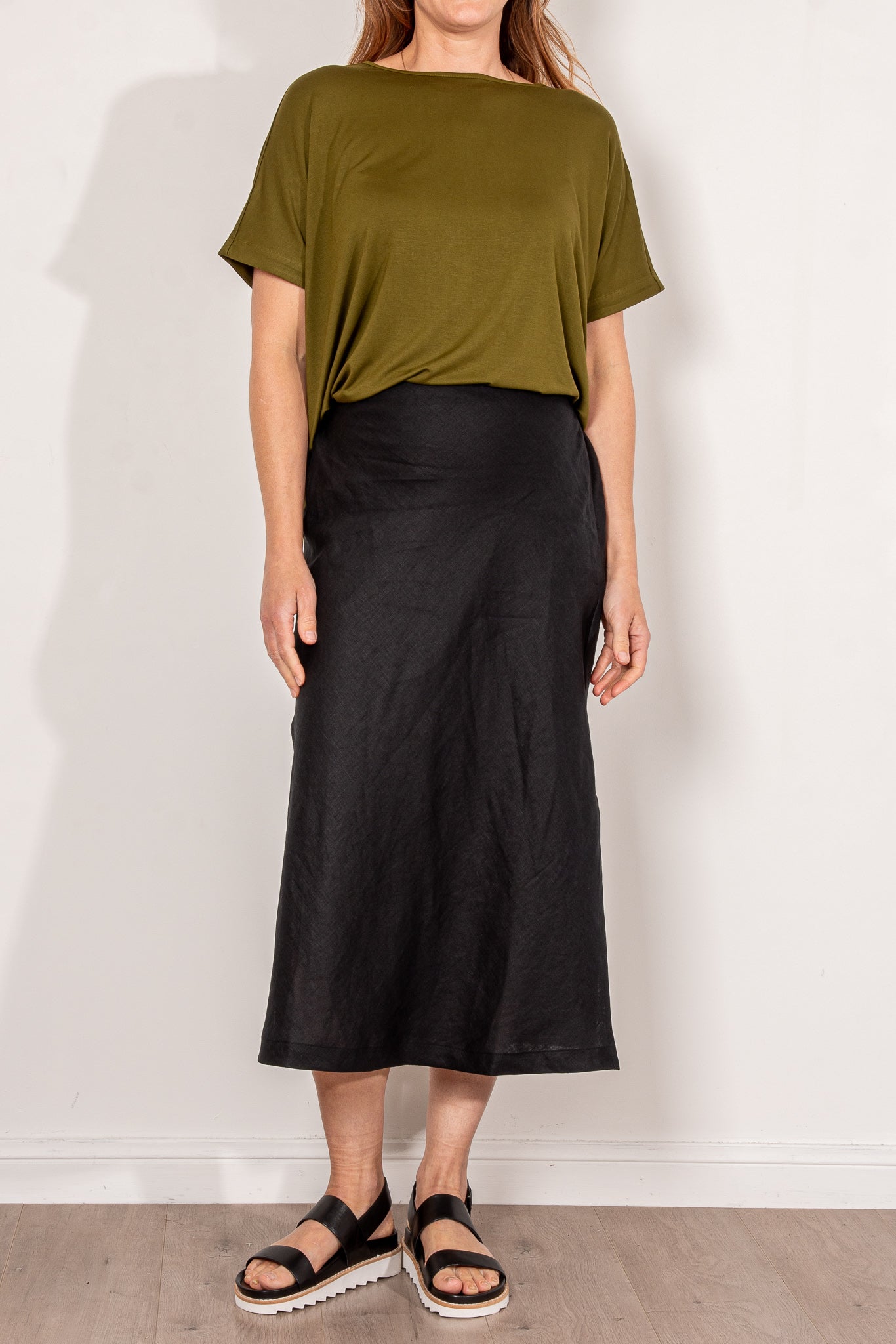 ELK Stilla Linen Skirt for Women - Summer Boho Maxi Skirt with Pockets - Perfect for Beach Vacation, Music Festivals & Casual Outings