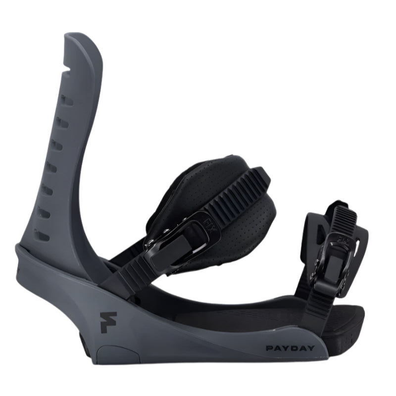 Fix Payday Snowboard Bindings 2025 - Adjustable High-Performance Snowboard Bindings for All-Mountain Riding | Perfect for Freestyle, Powder & Park Performance