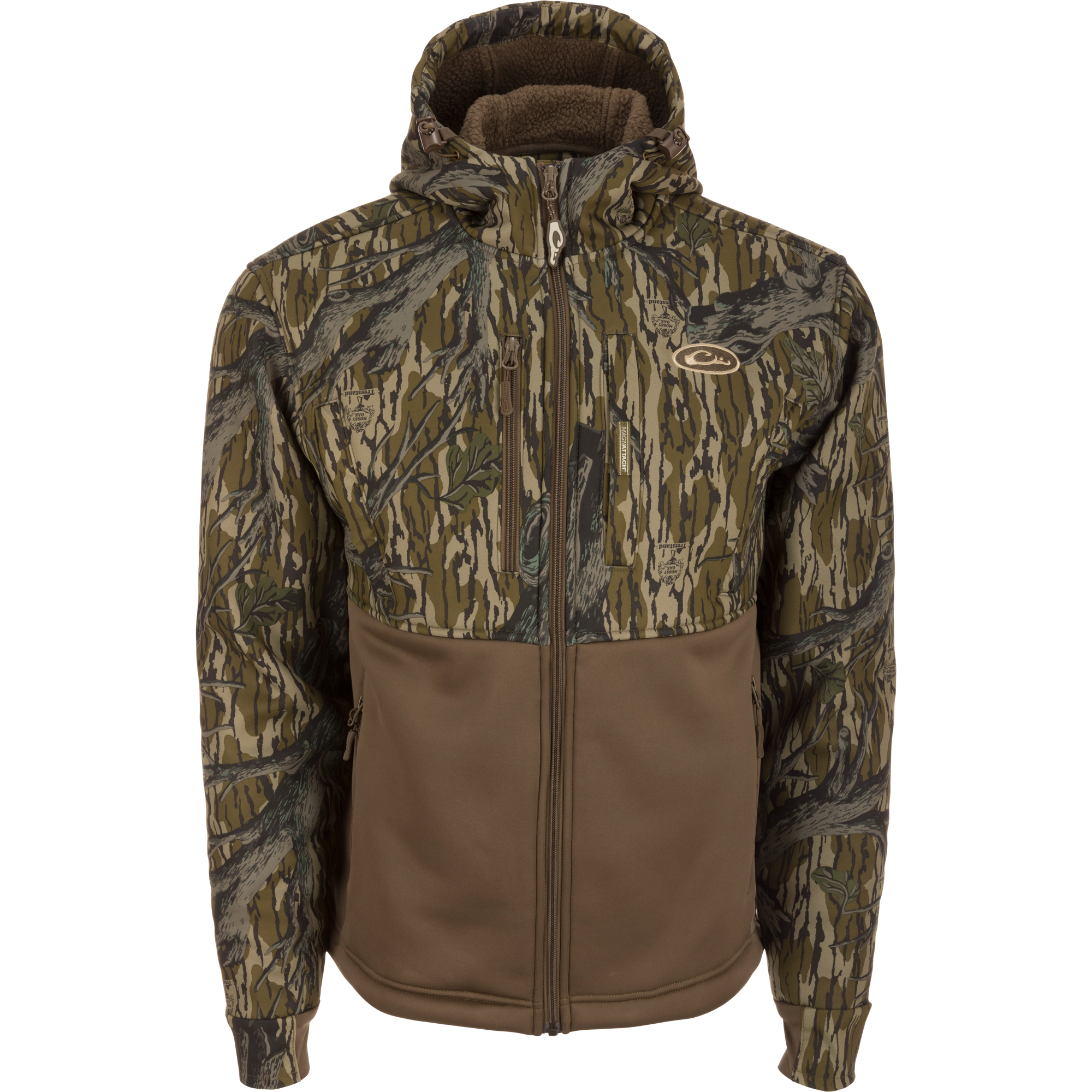MST Hole Shot Hooded Windproof Eqwader Full Zip Jacket - Waterproof & Breathable Fishing Jacket for Men - Ideal for Outdoor Activities, Hiking, and Cold Weather Protection