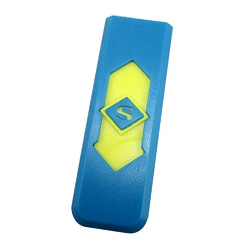 Rechargeable USB Electric Lighter - Windproof Flameless for Camping & Outdoors