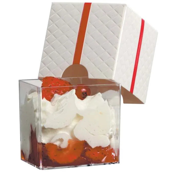 Luxury White Padded Gift Box Cube - Perfect for Jewelry, Watches, Cosmetics & Special Occasion Gifts
