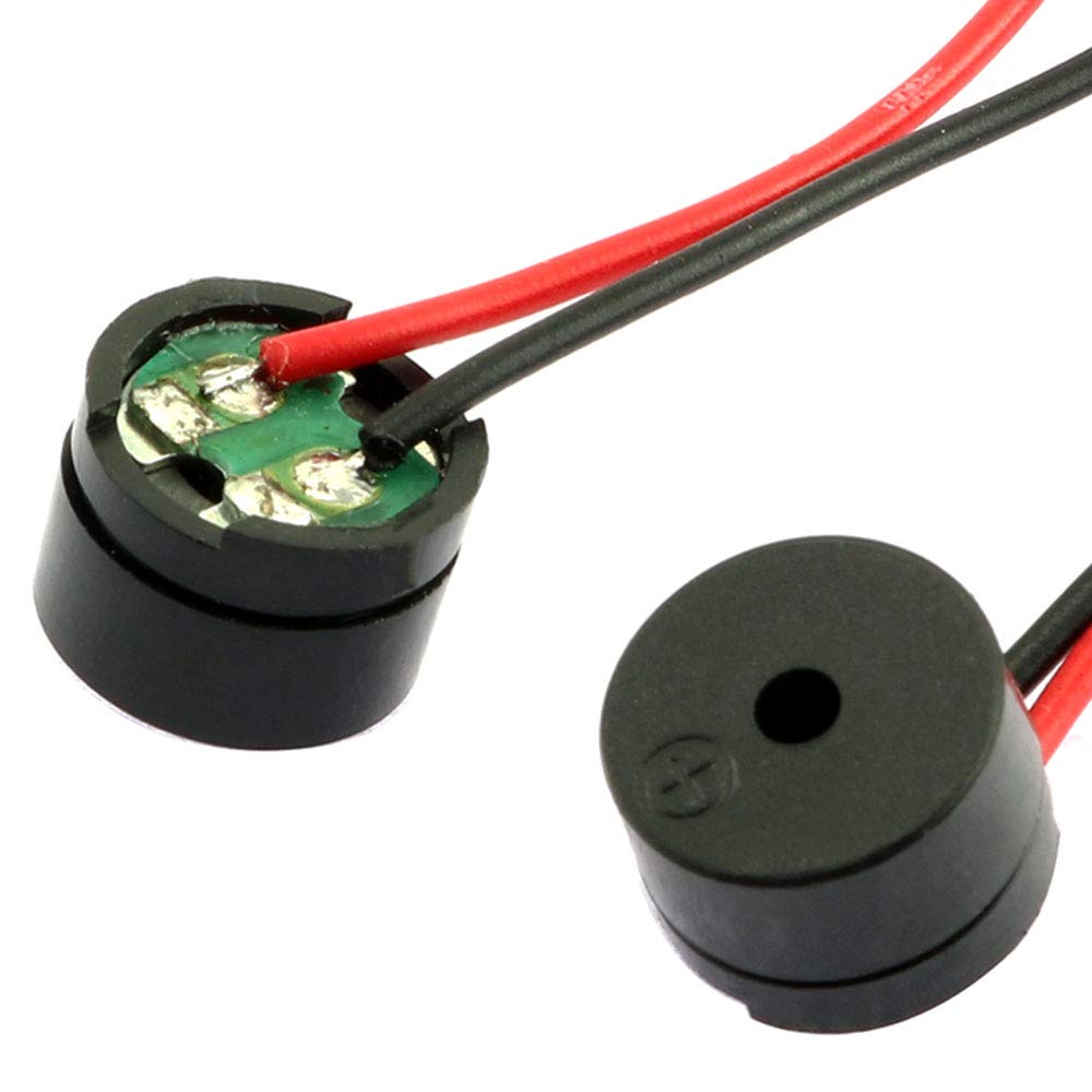 10-Pack Mini 4-Pin PC Internal Speaker - Computer Case Motherboard Buzzer Alarm for DIY Builds & Troubleshooting (Beep Codes, Hardware Diagnostics)