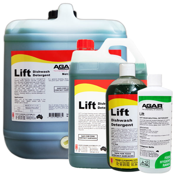 Agar Lift Dishwashing Detergent - Powerful & Eco-Friendly Liquid Soap for Hand Washing Dishes - Perfect for Kitchen, Camping & RV Use