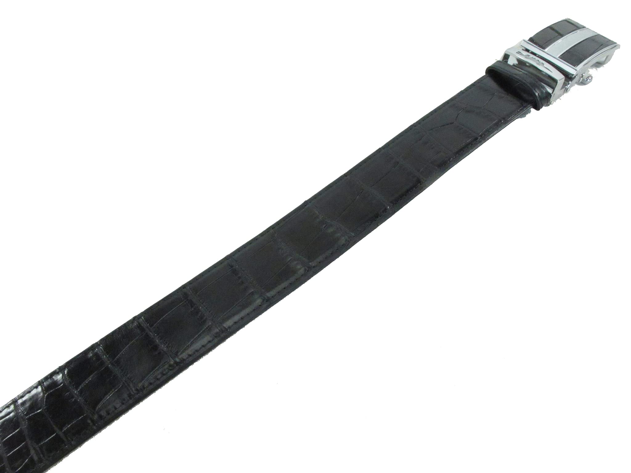Genuine Crocodile Skin Leather Belt for Men - 46