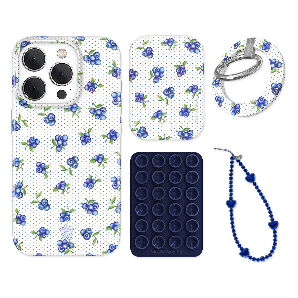 Blueberry Baby iPhone Case with Grip - Soft Protective Cover for iPhone 13/14/15 - Perfect for Toddlers & Kids Playtime