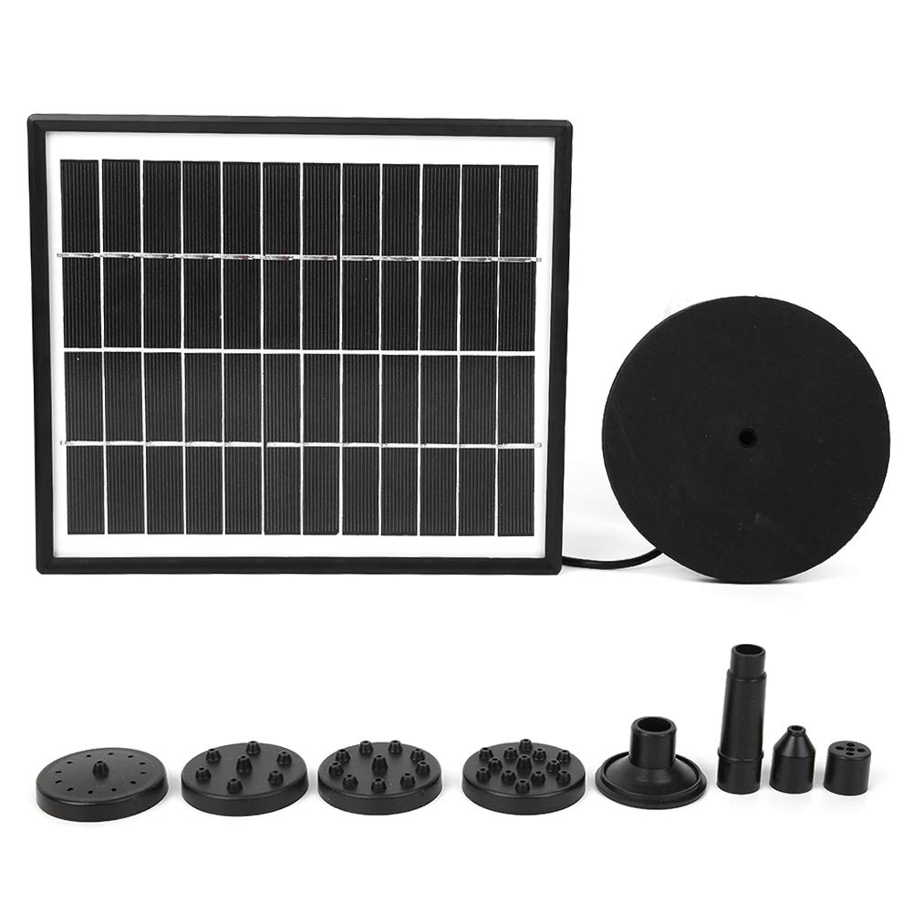 12V 5W Solar Powered Pond Fountain with Water Oxygen Pump - Eco-Friendly Solar Water Pump for Fish Tanks, Garden Ponds & Outdoor Decor