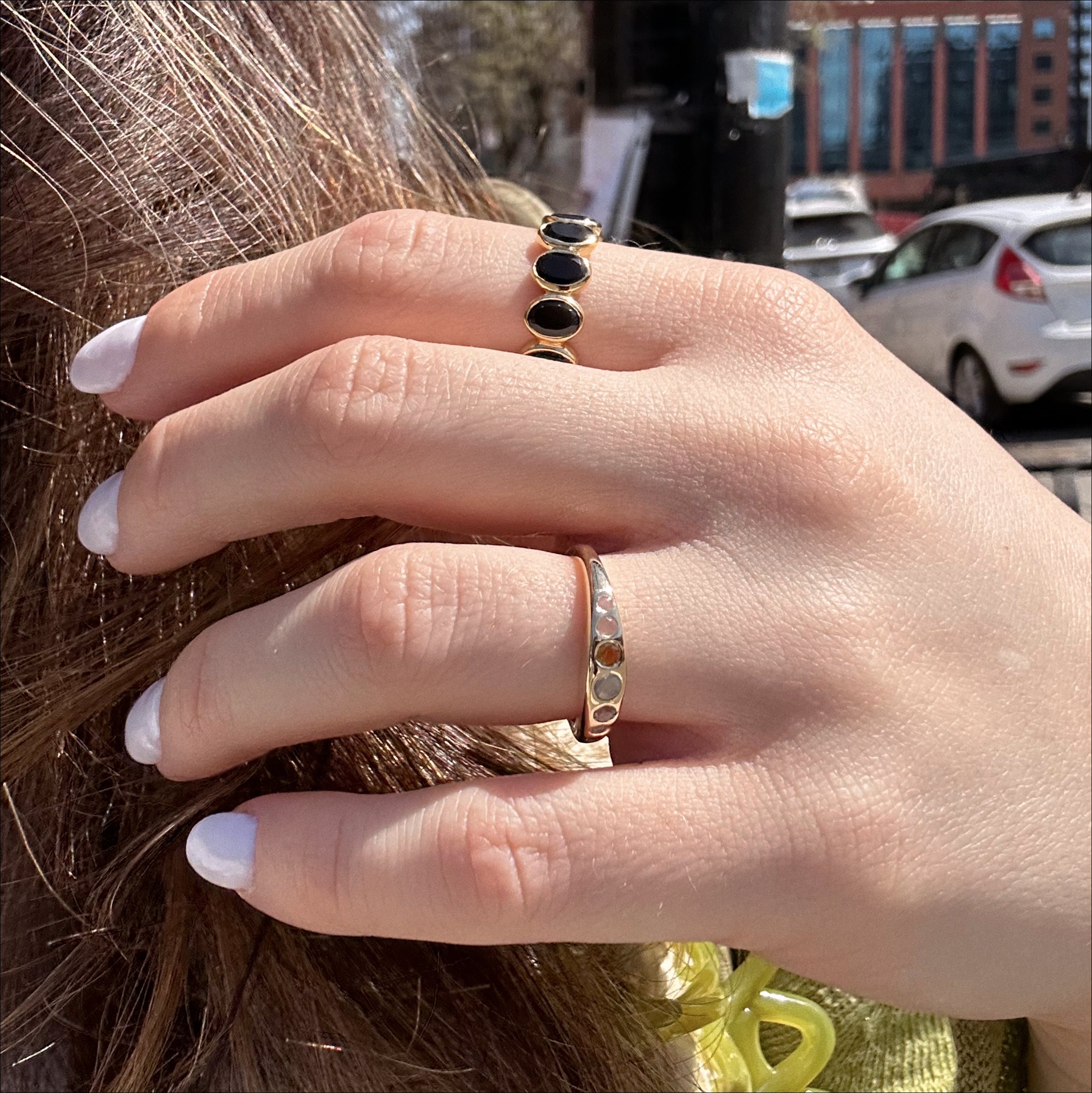 Violeta Black Onyx Ring for Women - Elegant Sterling Silver Statement Jewelry - Perfect for Evening Parties, Weddings & Special Occasions