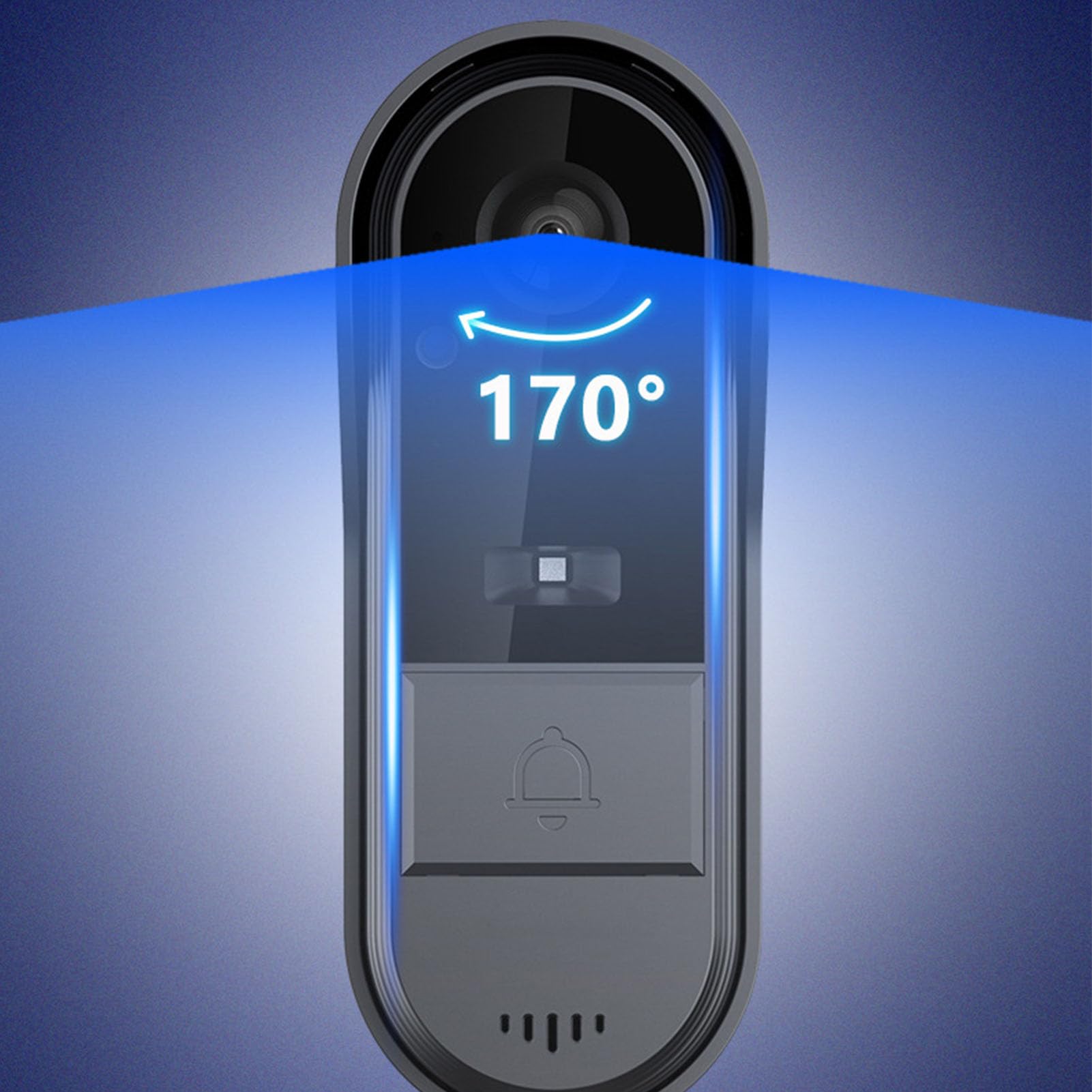 Wireless Video Doorbell Intercom System with 4.3