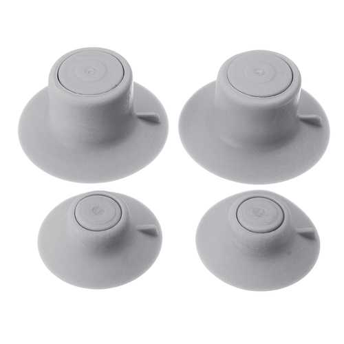4Pcs Laptop Stand with Cooling Pad - Adjustable Notebook Feet for Heat Reduction, Anti-Slip Sucker Base - Perfect for Home Office, Gaming & Workstation Use