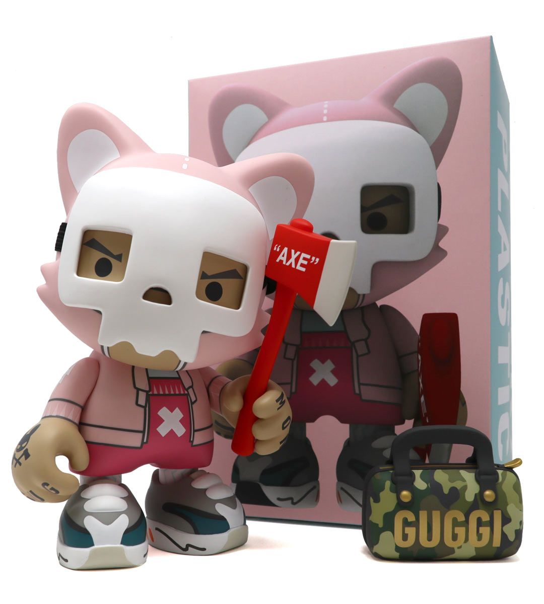 Fashion Horror SuperJanky Guggimon Collectible Figure - Limited Edition Streetwear Art Toy for Home Decor & Pop Culture Enthusiasts
