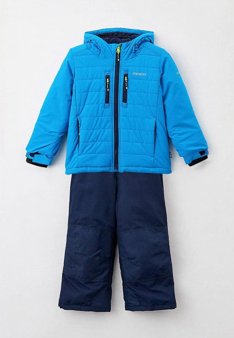 Gusti Hadrien Snowsuit for Kids - Waterproof Winter Snow Suit, Insulated & Warm, Blue - Perfect for Skiing, Snowboarding & Outdoor Winter Play