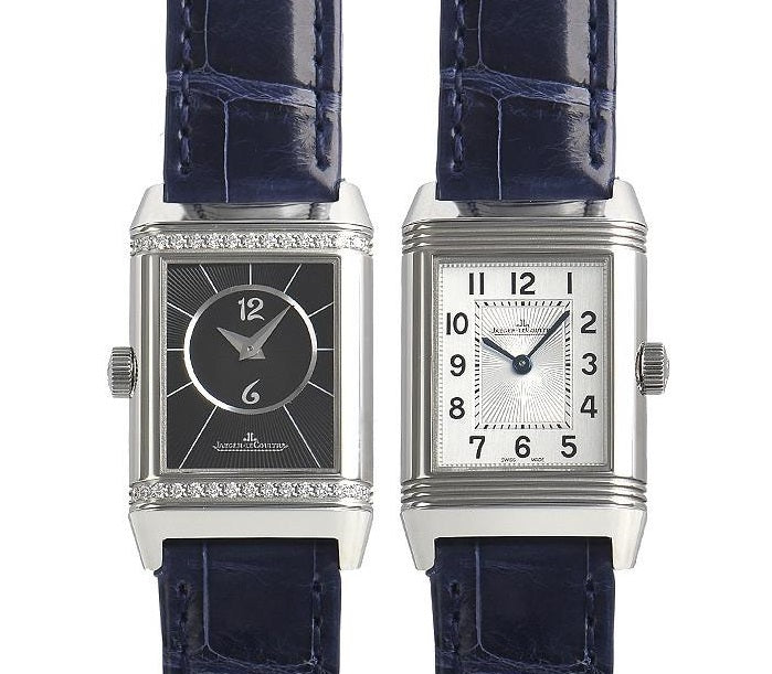 Jaeger-LeCoultre Reverso Classic Duetto Ladies Watch - Stainless Steel & Diamonds - Luxury Women's Timepiece for Business, Gala & Special Occasions