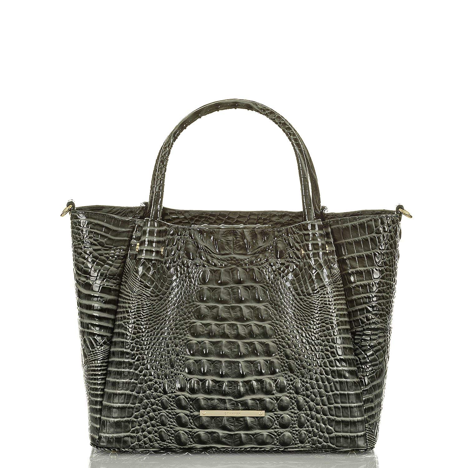 BRAHMIN Women's Small Mallory Satchel Handbag - Genuine Leather Crossbody Purse for Work, Travel & Everyday Use