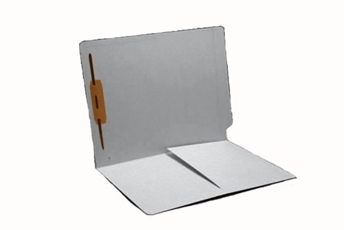Premium White Folders with Fastener - 1/2 Pocket & End Tab for Office, School, and Document Organization