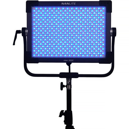 Nanlite Alien 300C RGBWW LED Panel with Softbox & Eggcrate - Professional Studio Lighting for Photography, Videography, and Live Streaming