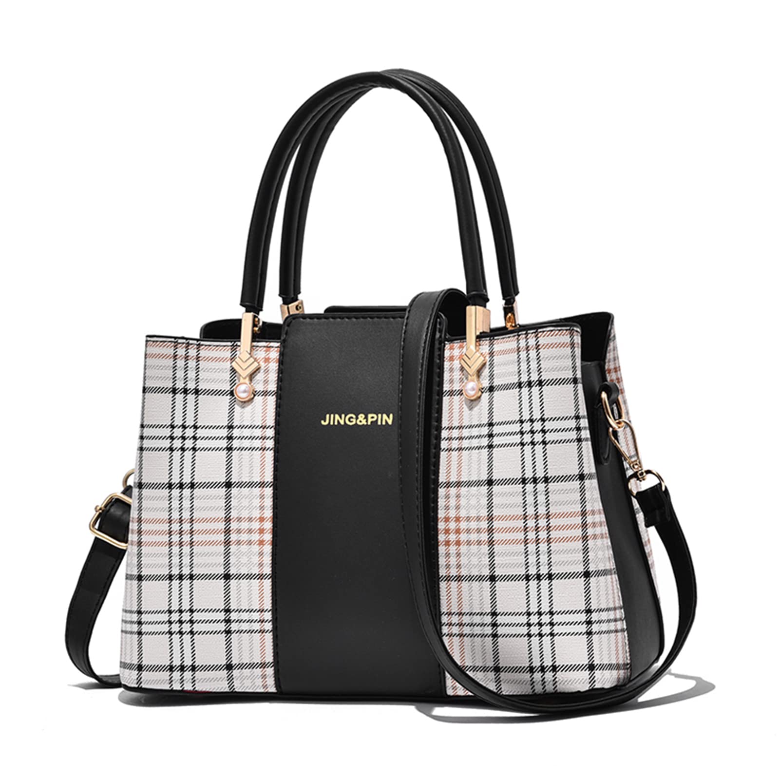 Stylish Women's PU Leather Tote Bag - Fashion Shoulder Bag & Top Handle Satchel for Work, Travel & Everyday Use