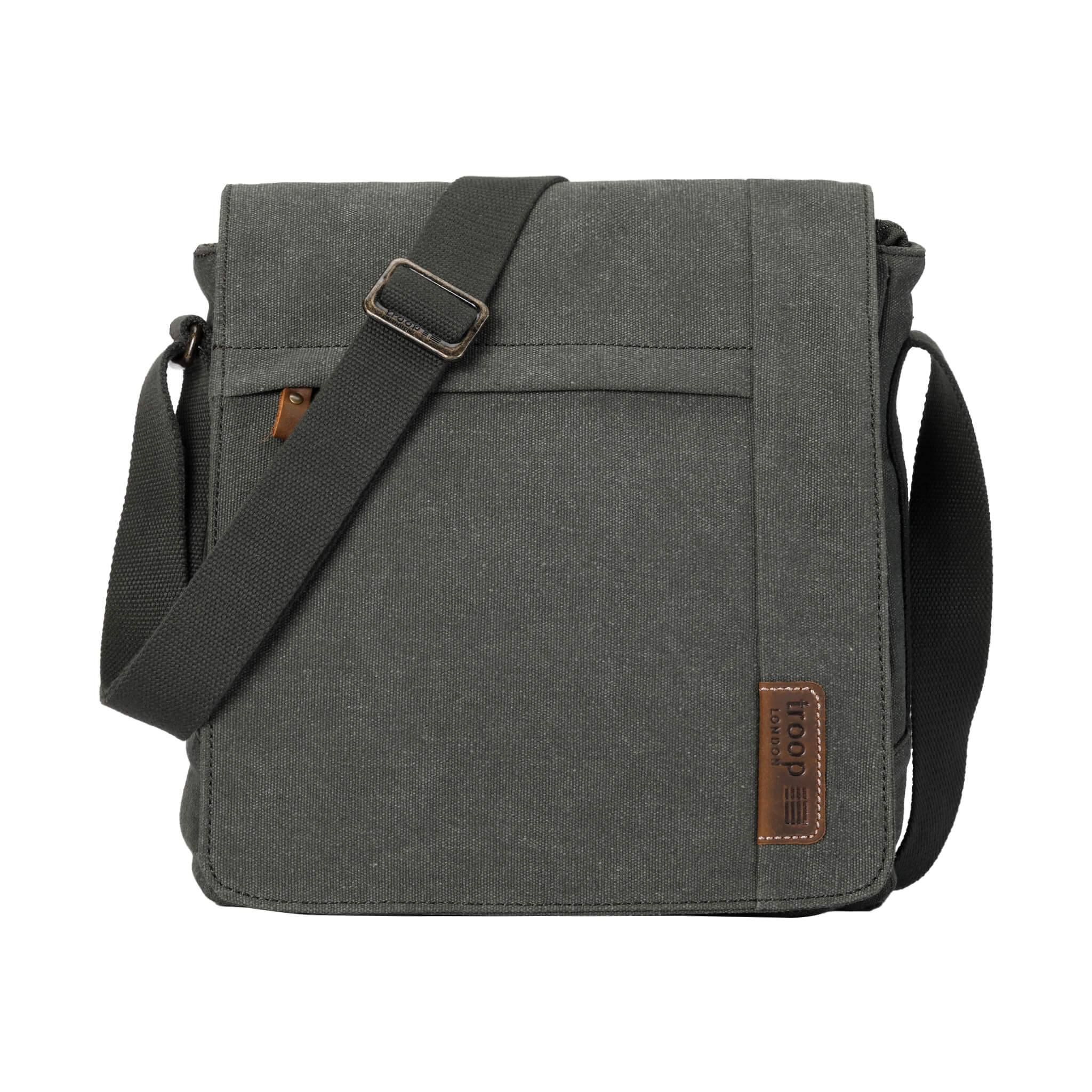 TRP0219 Troop London Classic Canvas Crossbody Bag - Stylish & Durable for Travel, Work & Everyday Use