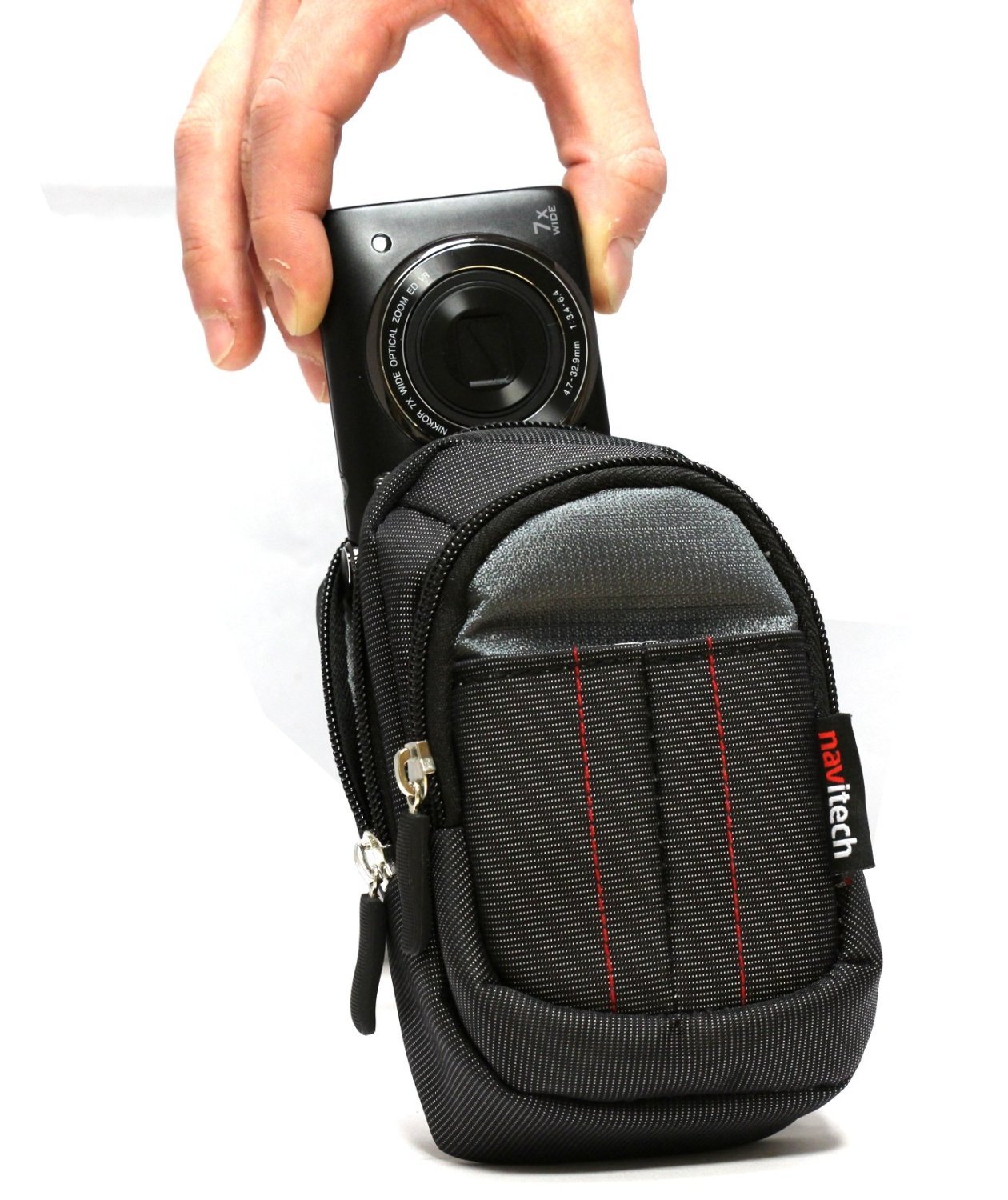 Navitech Black Digital Camera Case Bag for Sony DSCHX60 - Waterproof Protective Pouch for Travel, Hiking & Outdoor Photography