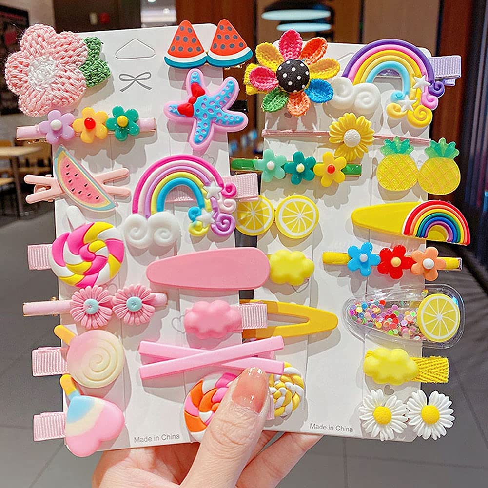 **Unicorn Hair Clips for Girls & Women - 6+1 Pack Metal Barrettes & Baby Hairpins | Cute Hair Accessories for Kids, Teens & Adults | Perfect for School, Parties & Daily Styling**