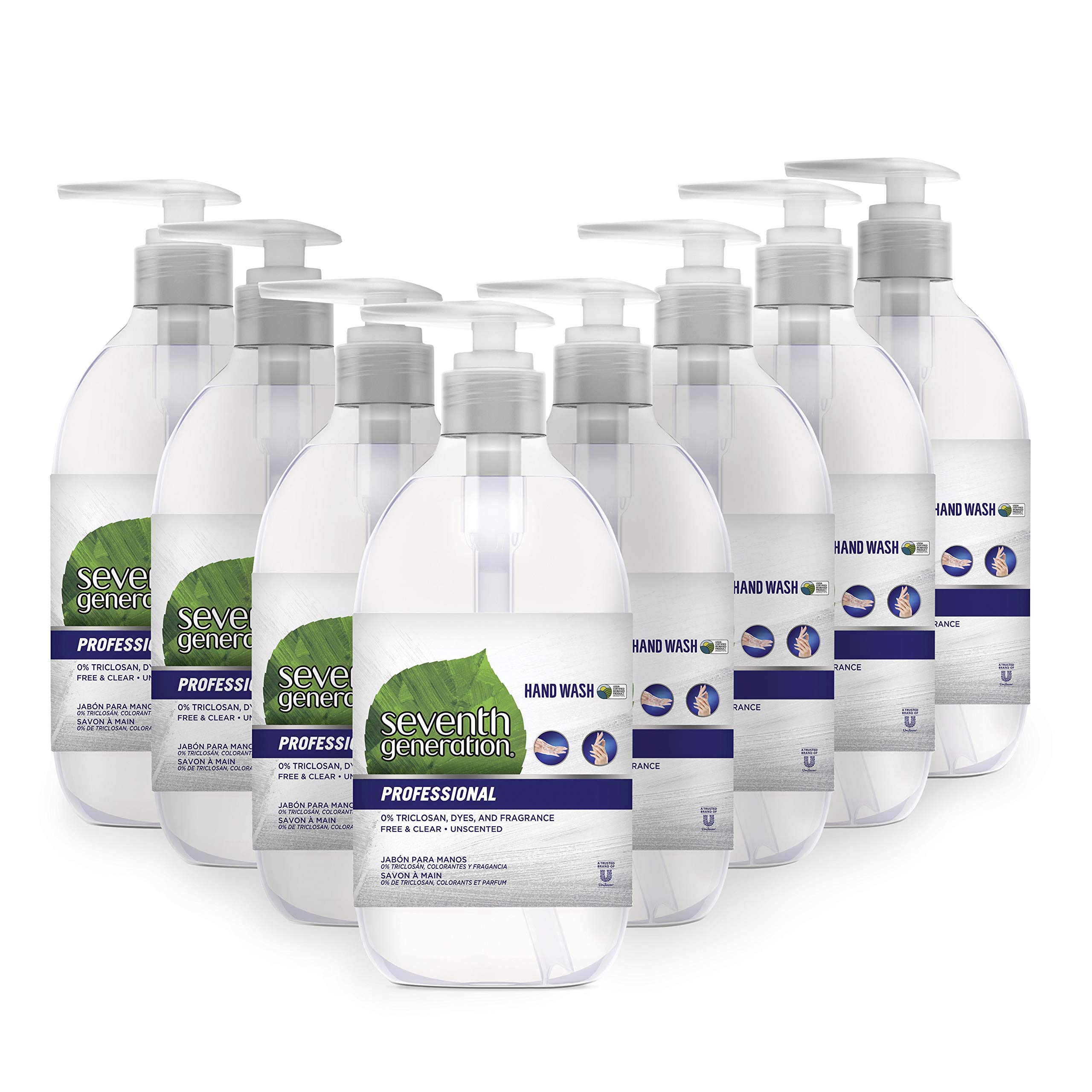 Seventh Generation Professional Hand Wash - Natural & Eco-Friendly Liquid Soap for Gentle Cleansing | Ideal for Home, Office, and Public Restrooms