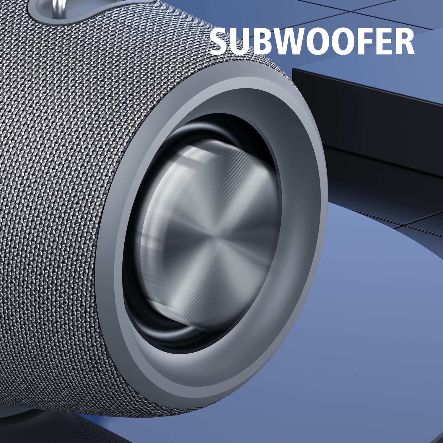 ZEALOT 75W Bluetooth Speaker - IPX6 Waterproof Wireless Portable Speaker with 20H Playtime, EQ, Stereo Sound & Punchy Bass - Perfect for Outdoor Parties, Home, Beach & Travel (Grey)