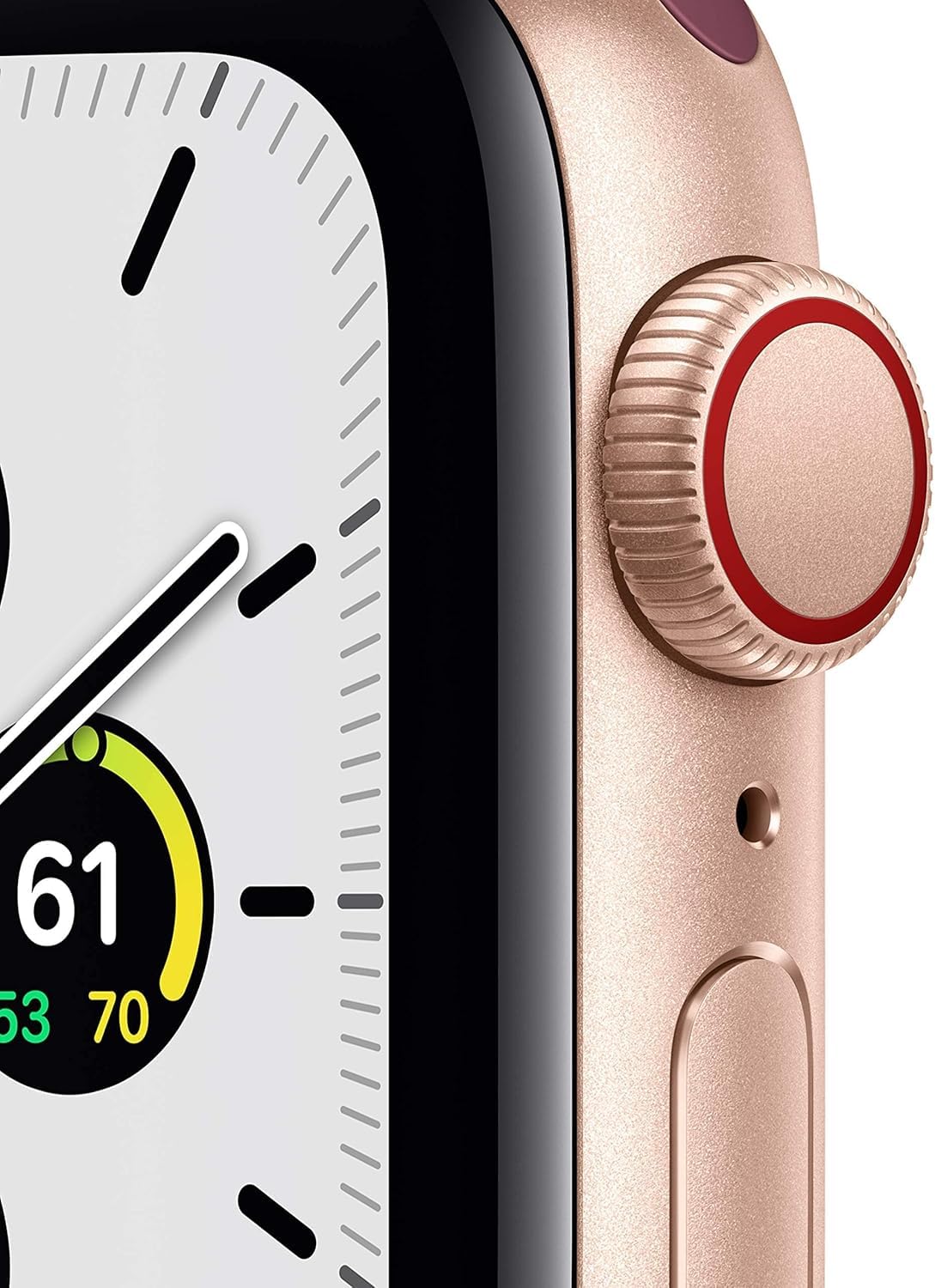 Apple Watch SE (GPS + Cellular, 40mm) - Gold Aluminum Case with Plum Sport Loop Band - Renewed Smartwatch for Fitness Tracking, Calls & Notifications | Perfect for Running, Swimming & Everyday Use
