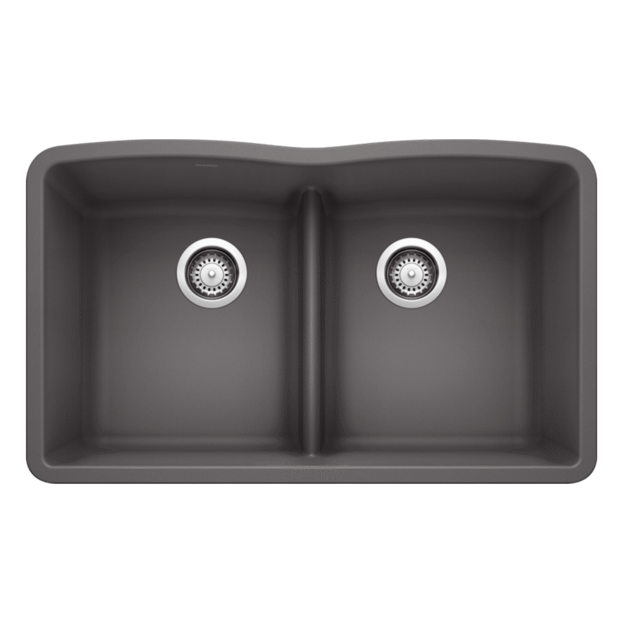 Blanco Diamond Equal Double Bowl Low Divide SILGRANIT Kitchen Sink - Durable & Stylish for Modern Kitchens | Perfect for Food Prep & Cleanup