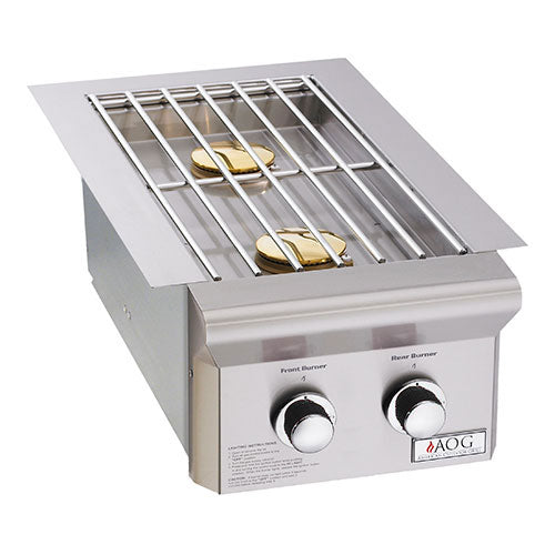 Premium American Outdoor Grill with Double Side Burner - L Series Built-In Model 3282L for Backyard BBQs, Camping & Outdoor Cooking