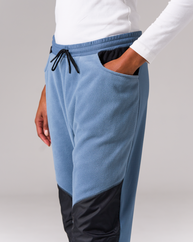 Hybrid Fleece Pants for Men & Women - Soft Warm Winter Thermal Trousers - Perfect for Outdoor Activities, Hiking, Camping & Lounge Wear