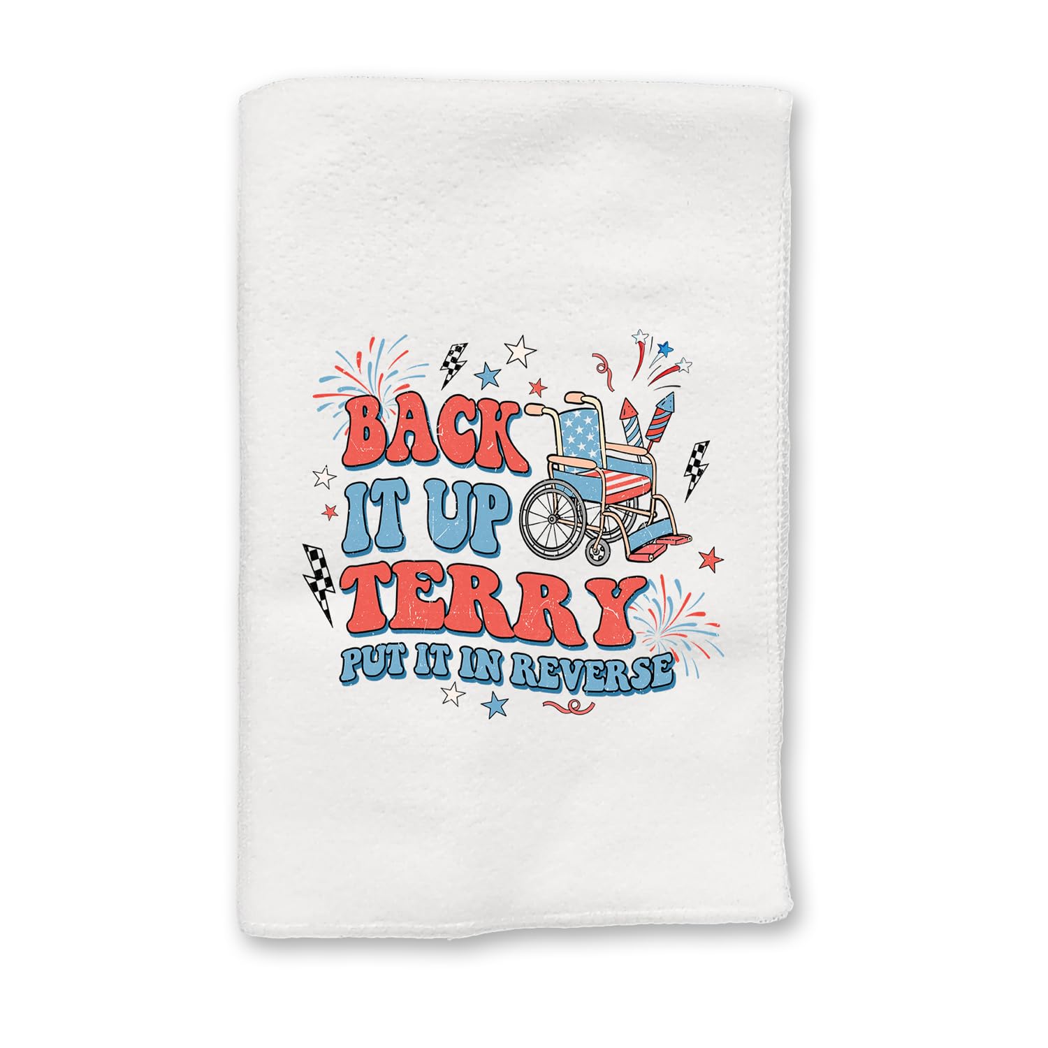 Patriotic American Flag Hand Towels for Kitchen & Bath - Red White & Blue Memorial Day & 4th of July Decor - Summer Home Accents for Spring & Fall - USA Holiday Decorations - Perfect for Parties, BBQs & Seasonal Home Styling