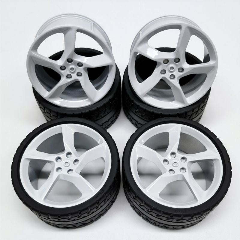 4PCS Premium Alloy Wheel Rims & Tires Set for Ferrari SP3 - High Performance Replacement Parts for Sports Cars, Perfect for Racing, Car Shows & Luxury Vehicle Upgrades