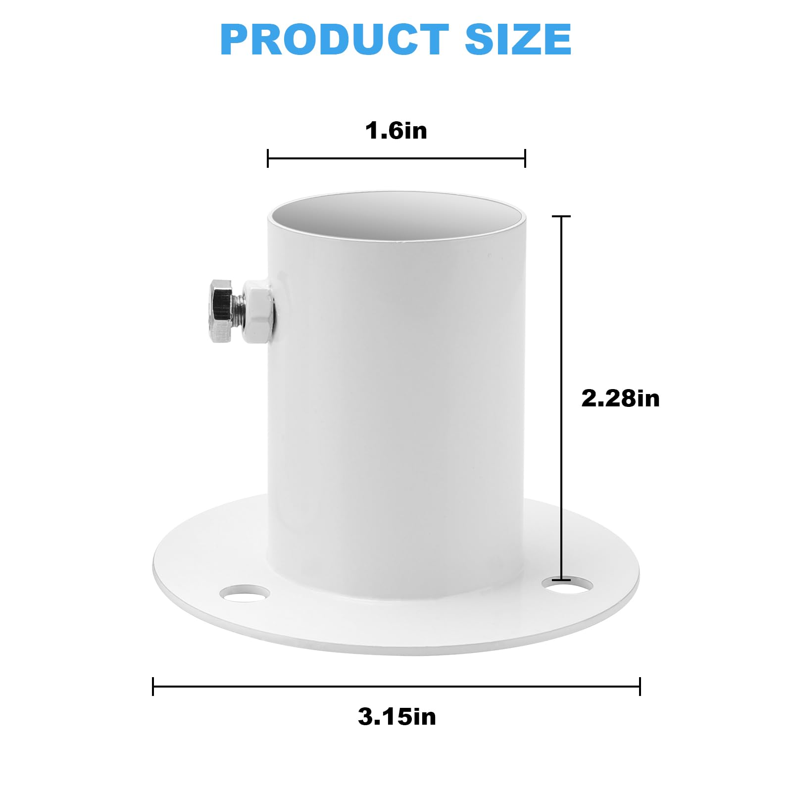 Stainless Steel Pool Ladder Brackets - 1.5
