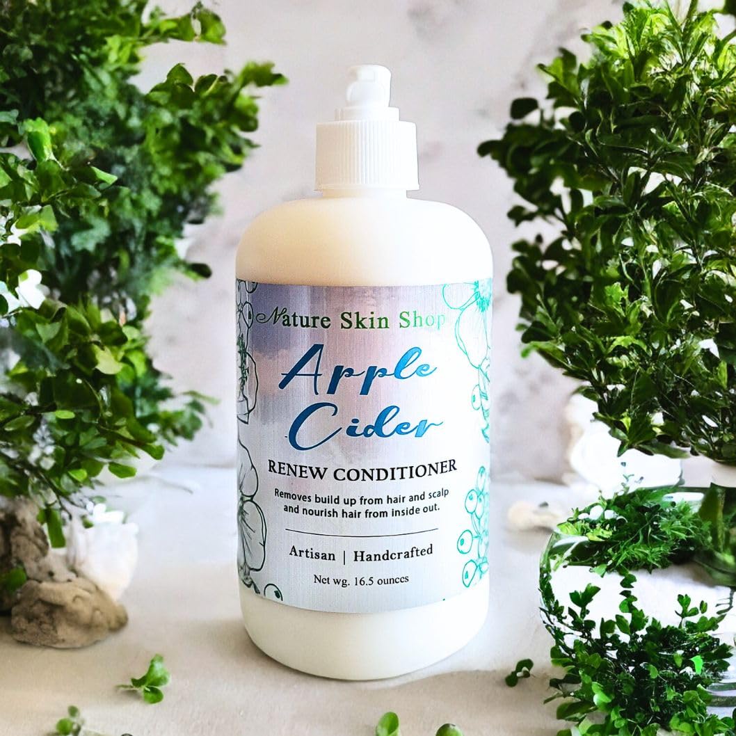 Apple Cider Vinegar Hair Renew Conditioner 16.5 fl oz - Clarifying & Volumizing for All Hair Types - Perfect for Damaged Hair Repair & Daily Hydration