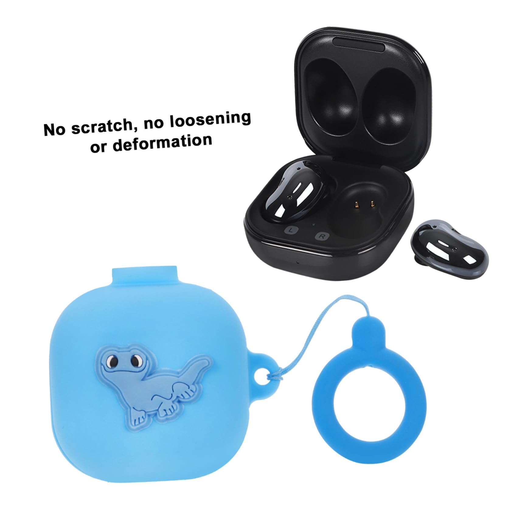 Hemobllo 3 Pack Silicone Earbud Case Cover - Soft Protective Holder for AirPods & Wireless Earbuds - Durable, Non-Slip Grip for Daily Use, Travel & Workout Protection