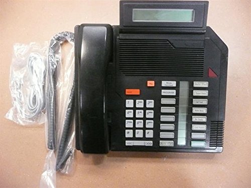 Certified Refurbished Nortel M5216/NT4X44 Black Business Telephone - Office Desk Phone for Call Centers & Small Businesses | VoIP Compatible | Reliable Communication Solution
