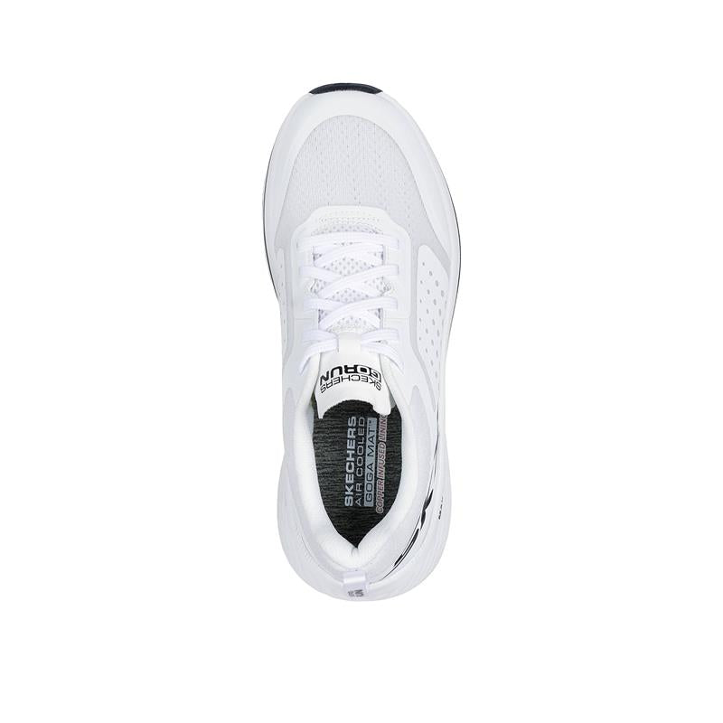 MAX CUSHIONING ELITE 2.0 Running Shoes for Men - Lightweight & Breathable Workout Sneakers - Perfect for Jogging, Gym Training and Daily Wear (White/Black)